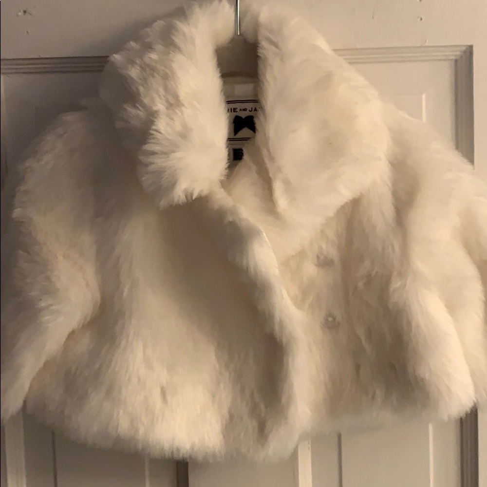 New! Janie and Jack Faux Fur Jacket 12-18m